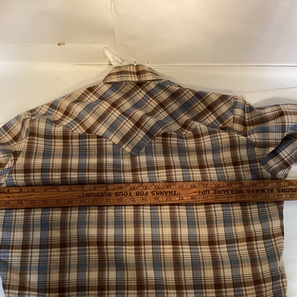 Vintage DJ Dickson Jenkins Men’s Western Shirt snap front Made in USA Size 16 - Picture 9 of 11